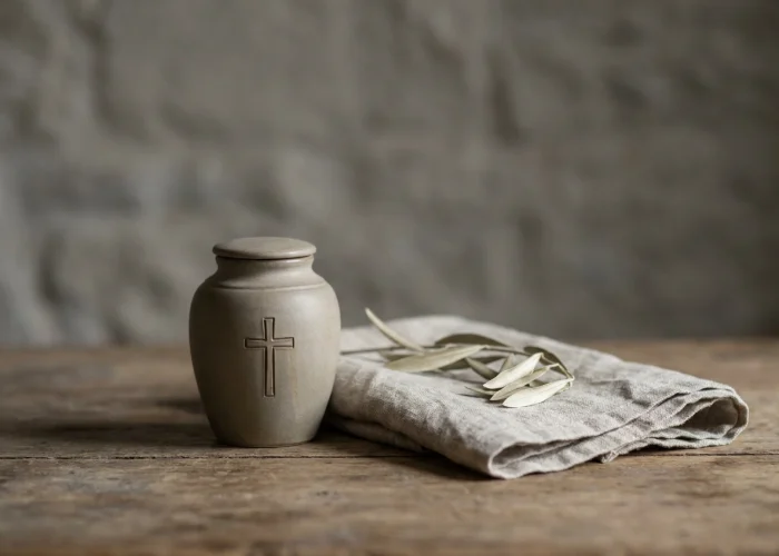 Professional header image for educational tutorial: Can a Catholic Be Cremated? Church Rules and Rites